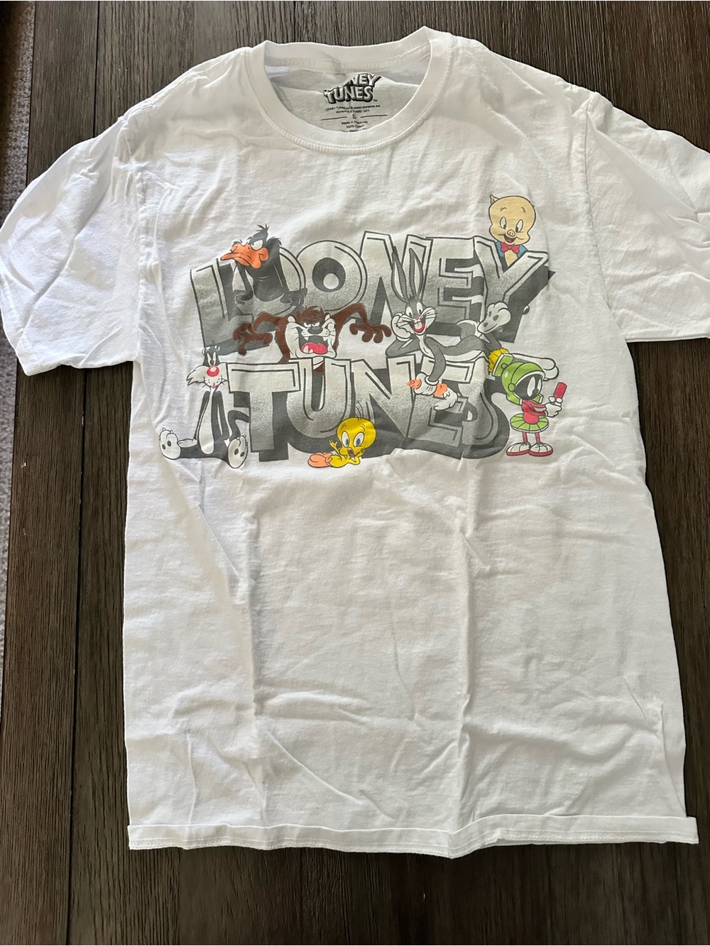 Looney Tunes Graphic White T-shirt